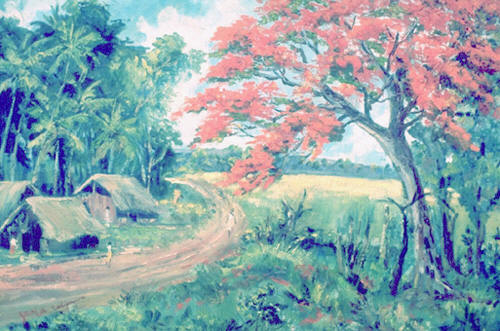 Tamil Art - Flamboyant