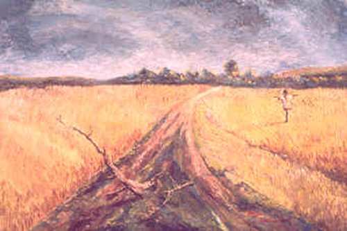 Tamil Art - Paddy Field - Jayalakshmi Satyendra