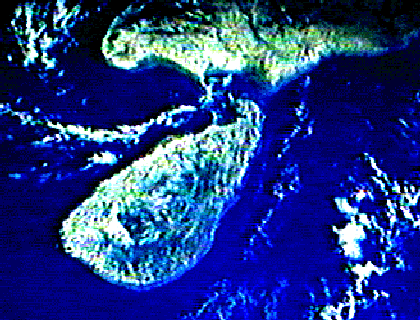 Sri Lanka Satellite Map