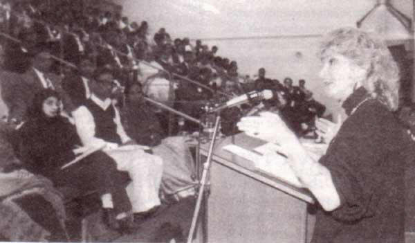 Karen Parker at World Federation of Tamils 1988