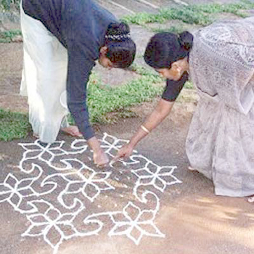 Kolam Design - the Mathematics