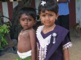 kids outside temle