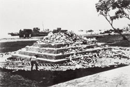 Destroyed Indian National Army Memorial, Singapore