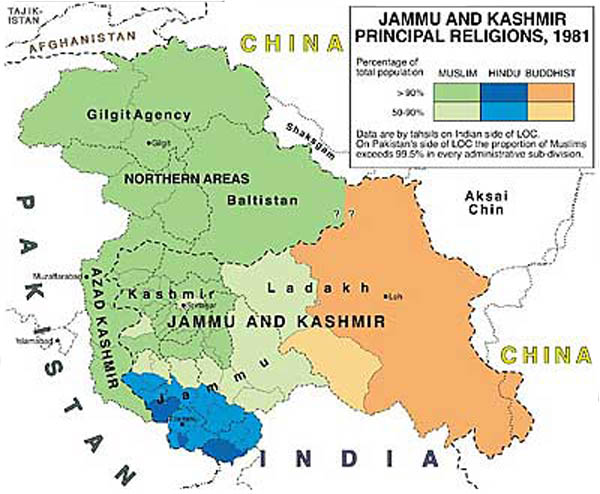 Jammu Kashmire - Relions