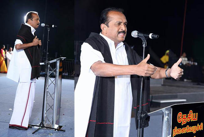 Vaiko at Maveerar Naal 2008, London