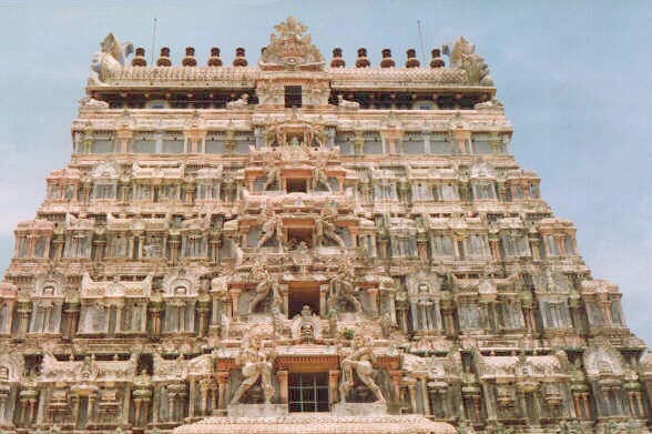 Chidambaram Gopuram - Close Up